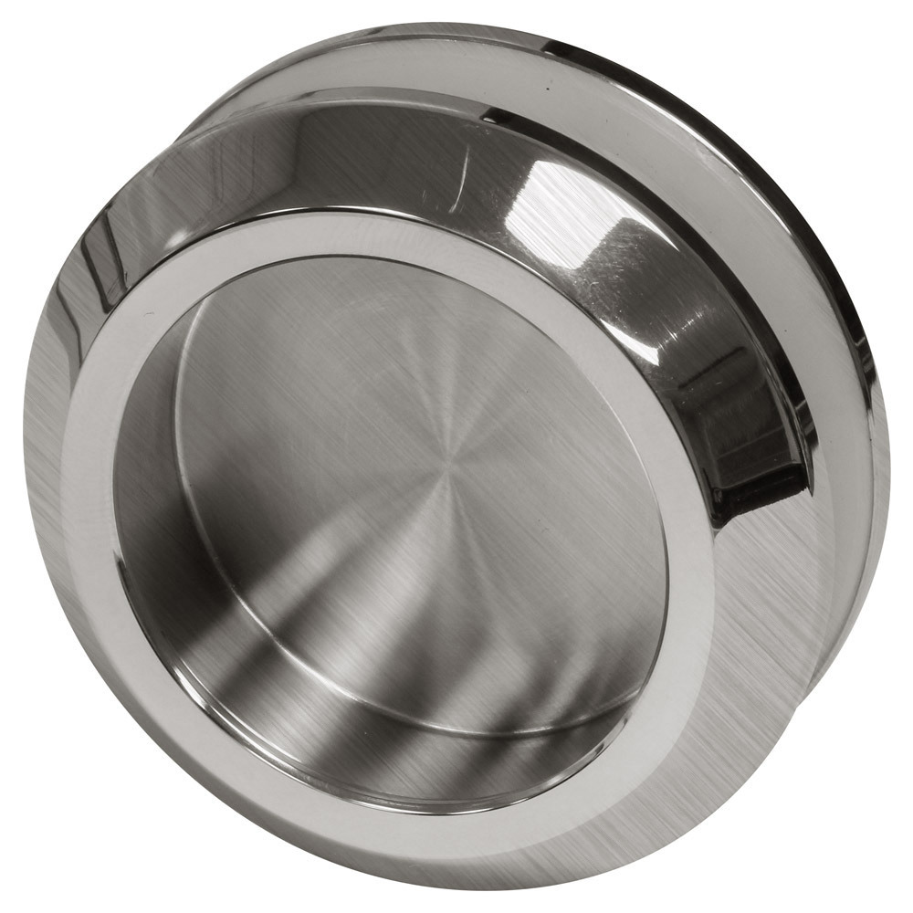 2-Pack D-Type Brushed Stainless Steel Door Strike Plate – 57mm X 45mm Striker Pad
